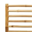 vidaXL 3 Piece Bamboo Small Bistro Set in Natural