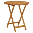 vidaXL 3 Piece Solid Acacia Wood Bistro Set in Anthracite