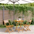vidaXL Solid Acacia Wood Medium Bistro Set