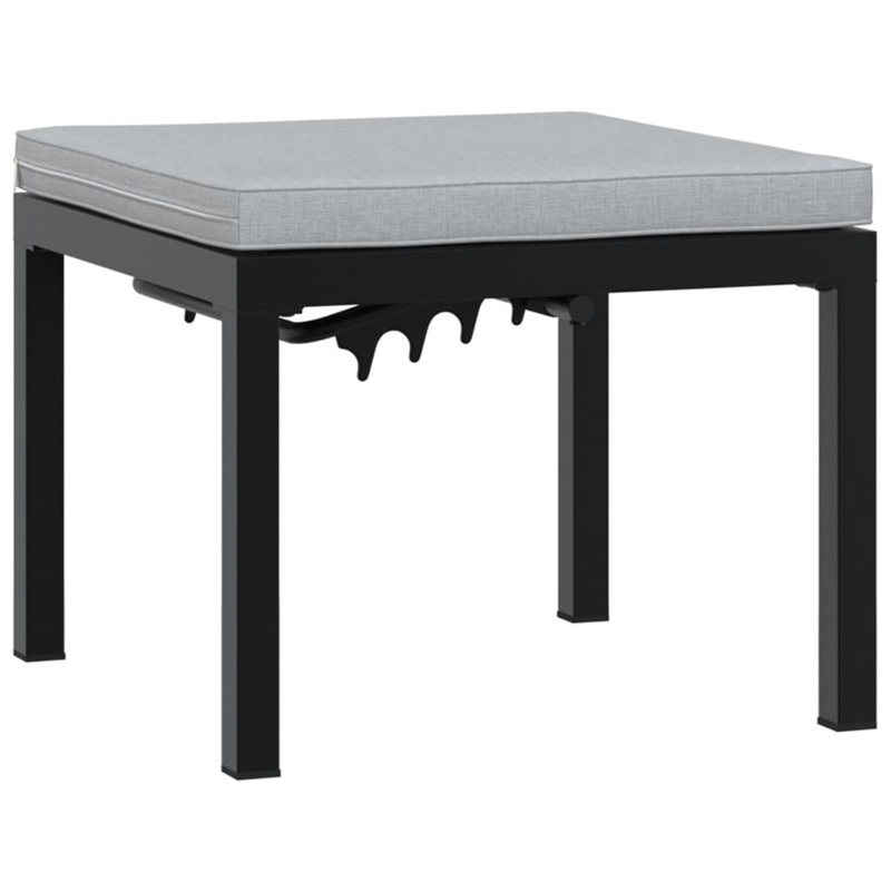 vidaXL Steel Medium Bench in Black