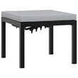 vidaXL Steel Medium Bench in Black