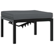 vidaXL 4 Piece Aluminum Sofa Set in Black/Brown/Anthracite