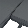 vidaXL Steel Large Bench in Black