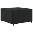 vidaXL 7 Piece Steel Lounge Set in Black/White/Cream