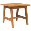 vidaXL Solid Acacia Wood Bistro Set with Cushions in Brown