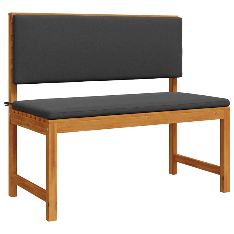 vidaXL 5 PC Solid Acacia Wood Small Garden Bench in Set in Brown