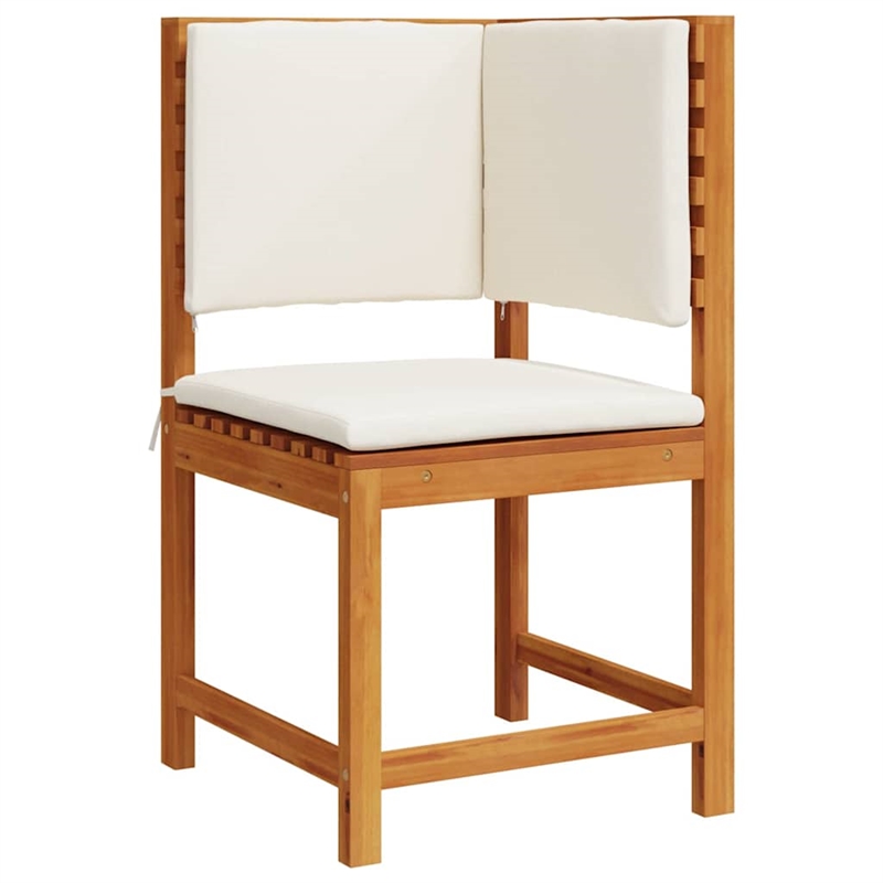 vidaXL 3 PC Solid Acacia Wood Small Garden Bench in Set in Brown