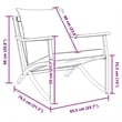 vidaXL Steel Furniture Set in Black/Gray
