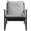 vidaXL Steel Furniture Set in Black/Gray