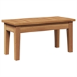 vidaXL 2 PC Wood Garden Bench in with Cushions in Gray/Brown