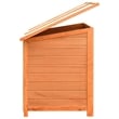 vidaXL Solid Pine Wood Dog House in Brown/Green