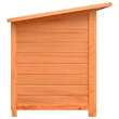 vidaXL Solid Pine Wood Dog House in Brown/Green