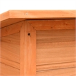 vidaXL Solid Pine Wood Dog House in Brown/Green
