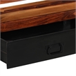 vidaXL Solid Wood TV Cabinet with Storage in Brown
