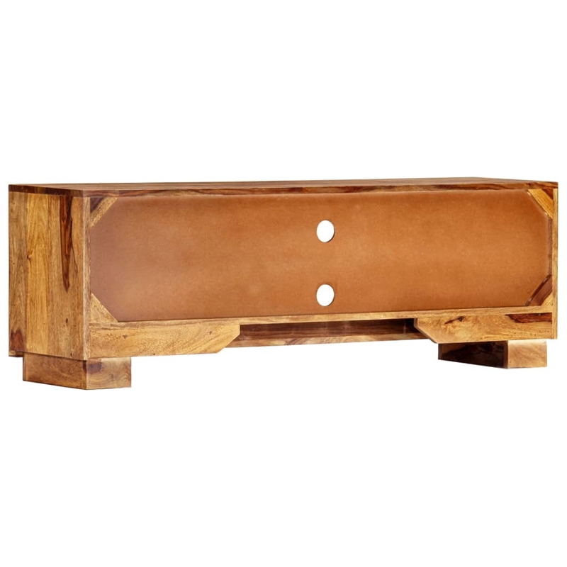 vidaXL Solid Acacia Wood Medium TV Cabinet in Brown