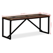 vidaXL Solid Reclaimed Wood Bench in Multi-Color