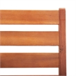 vidaXL Solid Acacia Wood Outdoor Chair in Cream/Natural (Set of 2)