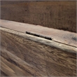 vidaXL Solid Mahogany Wood Bench in Warn Brown
