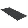 vidaXL Highback Chair Cushion in Black (Set of 6)