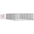 vidaXL Heavy Duty Galvanized Steel Outdoor Dog Kennel in Silver