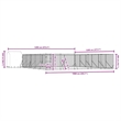 vidaXL Galvanized steel Outdoor Dog Kennel in Silver
