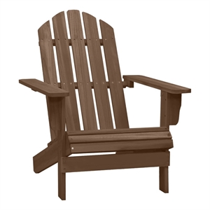 vidaXL Hardwood Medium Durable Vintage Garden Chair in Brown