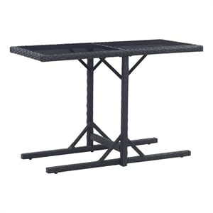 vidaXL Outdoor Table in Black