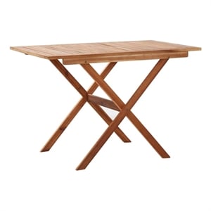 vidaXL Acacia Wood Outdoor Table in Brown