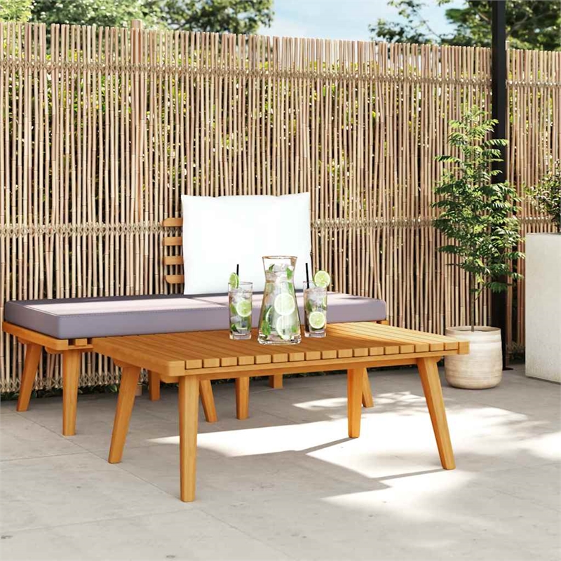 vidaXL Acacia Wood Coffee Table