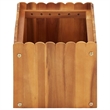 vidaXL Solid Acacia Wood Raised Garden Bed in Natural