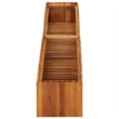 vidaXL Solid Acacia Wood Raised Garden Bed in Natural