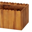 vidaXL Solid Acacia Wood Raised Garden Bed in Natural