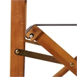 vidaXL Director Chair in Brown and Dark Gray (Set of 2)