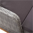 vidaXL Sun Lounger in Gray