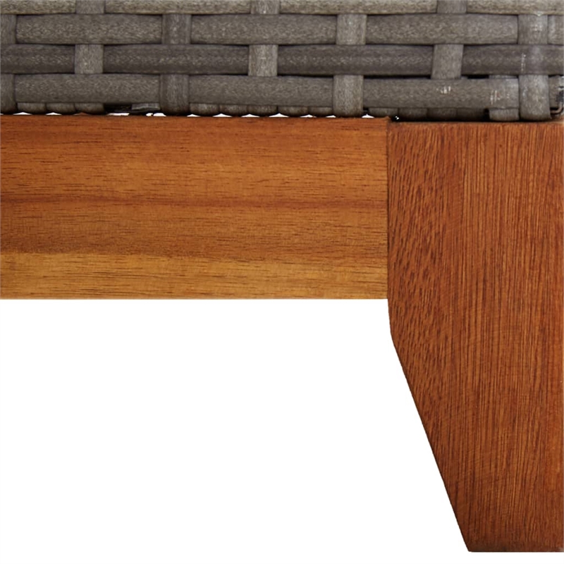 vidaXL Sun Lounger in Gray