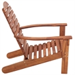 vidaXL Solid Acacia Wood Standard Sturdy Garden Chair in Natural Wood