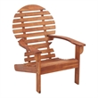 vidaXL Solid Acacia Wood Standard Sturdy Garden Chair in Natural Wood