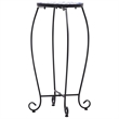 vidaXL Small Iron and ceramic Table in Blue and White (Set of 3)