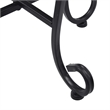 vidaXL Small Iron and ceramic Table in Black and White (Set of 3)