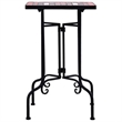 vidaXL Small Side Table in Terracotta and White