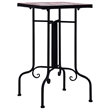 vidaXL Small Side Table in Terracotta and White