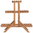 vidaXL Firwood Plant Stand in Natural