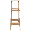 vidaXL Firwood Plant Stand in Natural