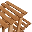 vidaXL Firwood Plant Stand in Natural