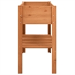 vidaXL Medium Firwood Garden Planter in Natural