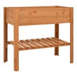 vidaXL Medium Firwood Garden Planter in Natural