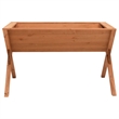vidaXL Large Firwood Garden Planter in Brown