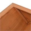 vidaXL Large Firwood Garden Planter in Brown