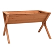 vidaXL Large Firwood Garden Planter in Brown