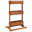 vidaXL Medium Firwood Garden Planter in Brown